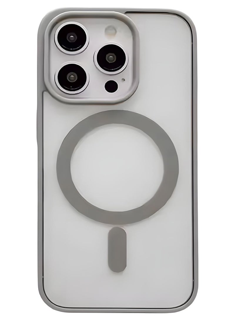 Magsafe Case for iPhone 13 Pro Max Magsafe Clear Cover Magnetic Wireless Charging Support, Shockproof Protection, Scratch-Resistant for iPhone 13 Pro Max - Natural  Titanium - Image 1