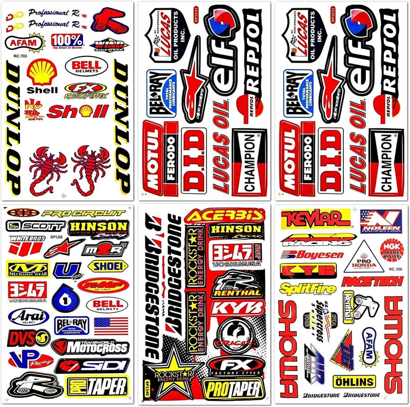 bpa Motorcross Dirt Bike Sticker Pack - Image 1