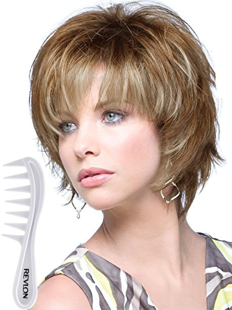 Noriko Sky Synthetic Wig by Rene of Paris and Wig Lift Comb - Nutmeg-F - Bundle 2 Items - Image 3