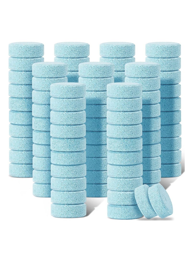 Excefore 100 Pieces Car Windshield Glass Concentrated Washer Tablets Solid Car Effervescent Tablets Glass Solid Wiper Cleaning Tablets for Car Kitchen Window  - Image 1