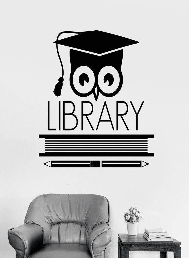 SnappySticker ملصق جداري لمكتبة SnappySticker بشعارها، مناسب لغرفة النوم وغرفة المعيشة والمكتب. ملصق جداري كبير قابل للإزالة ومقاوم للماء مصنوع من الفينيل. مقاس الملصق: 27 × 27 بوصة. - Image 1