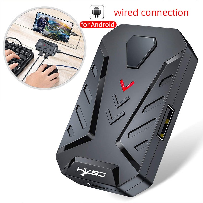 Hxsj P8 Keyboard And Mouse Android Version Of The Wired Game Converter Eat Chicken Pressure Gun Throne Manufacturers Spot - Image 5