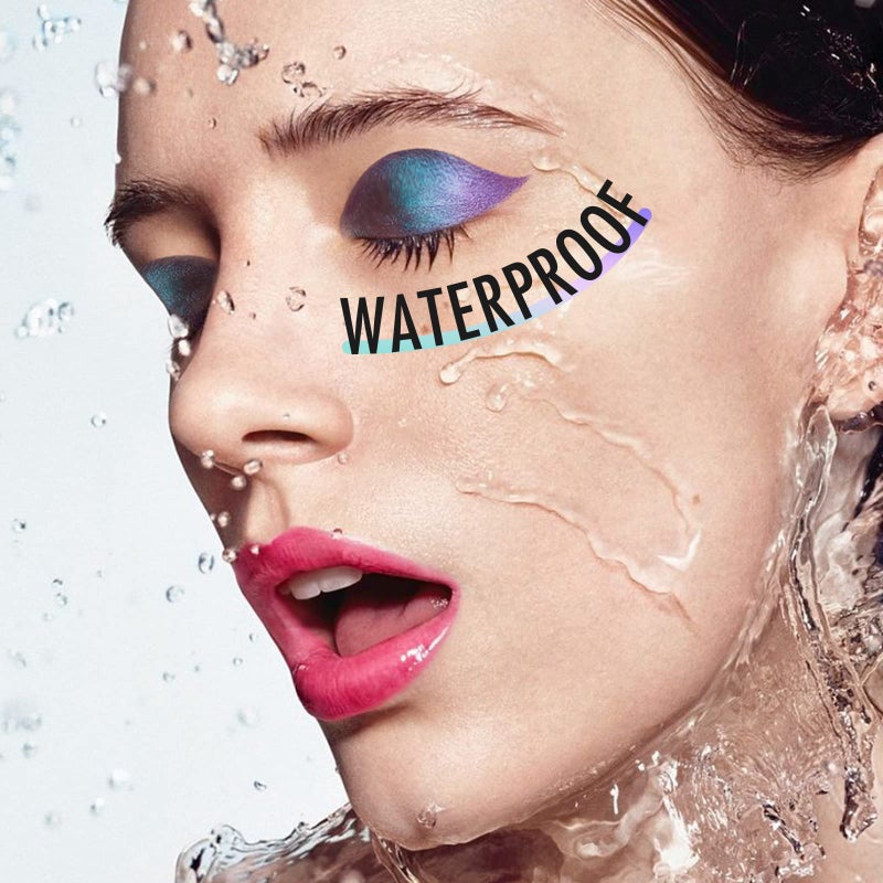 BEPHOLAN Metallic Eyeliner, Blue Purple Shifting Colors Glitter Waterproof Eyeliner, 24h Long-Lasting Pen, Purple-Blue (NORTHERN LIGHT) - Image 3