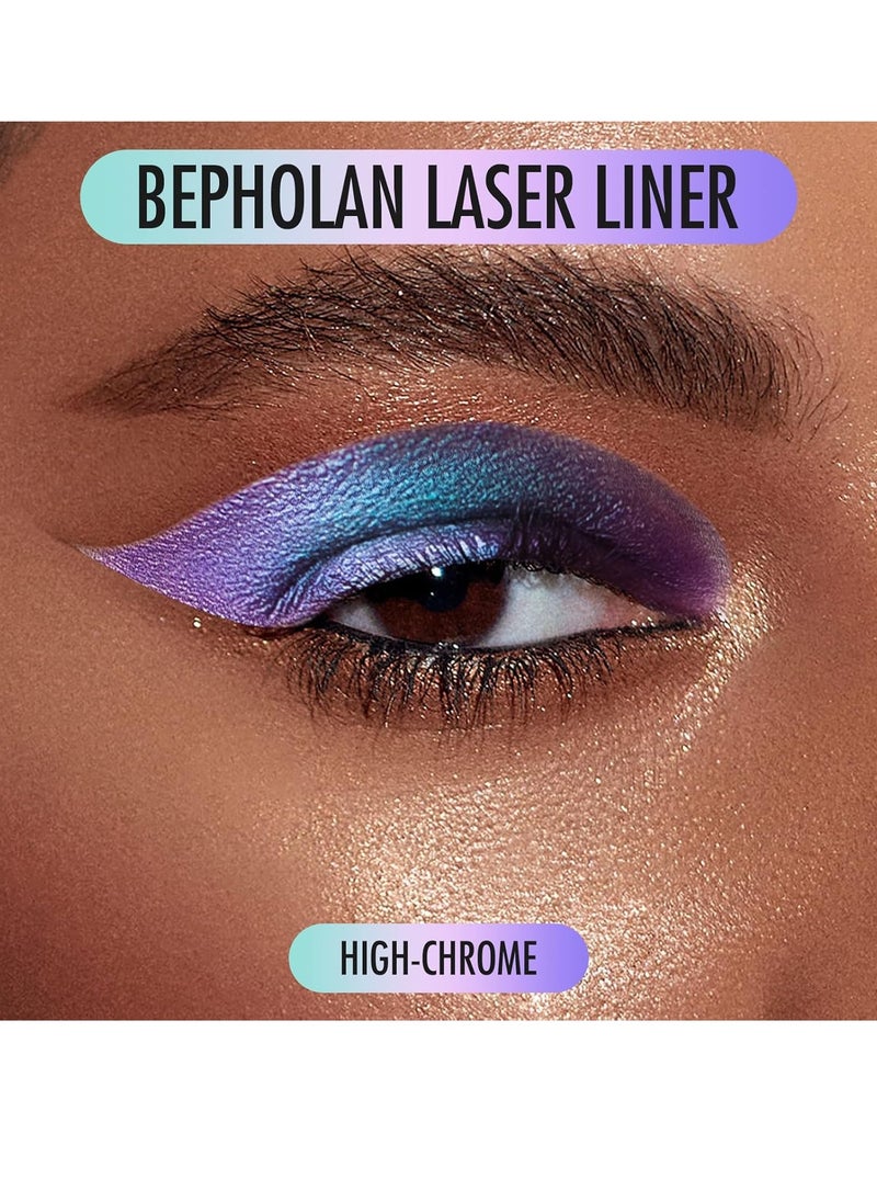 BEPHOLAN - BEPHOLAN Eyeliner Pencil,Purple Eyeliner,Colored Eyeliners,Metallic Eyeliner,Blue Purple Shifting Colors Glitter Waterproof Eyeliner,24h Long-Lasting Pen,Purple-Blue (NORTHERN LIGHT) - Image 1