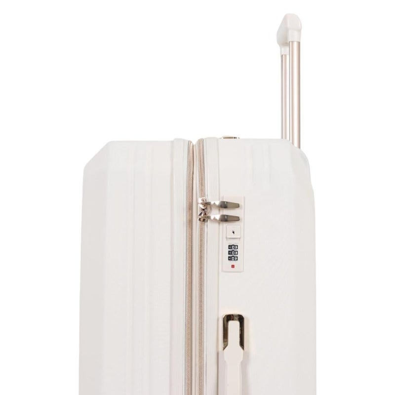 Dima 7-piece luggage set, including 5 trolley bags and 2 makeup bags, with double covers and an expansion zipper. - Image 3