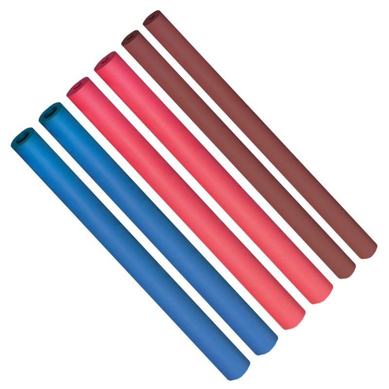 Rehabilitation Advantage Closed Cell Assorted Foam Tubing 12 Inches Long Set of 6