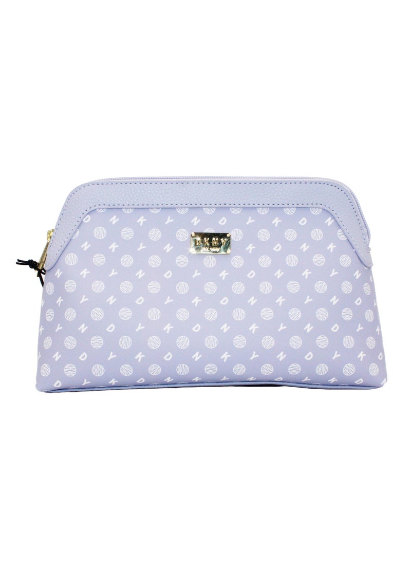 DKNY Legacy Beauty Pouch Cosmetic Bag, Travel Make up Bag Small, Small Waterproof and Lightweight Cosmetic Bag Storage Bag, Small Makeup Bag, Travel Toiletry Bag - Image 1