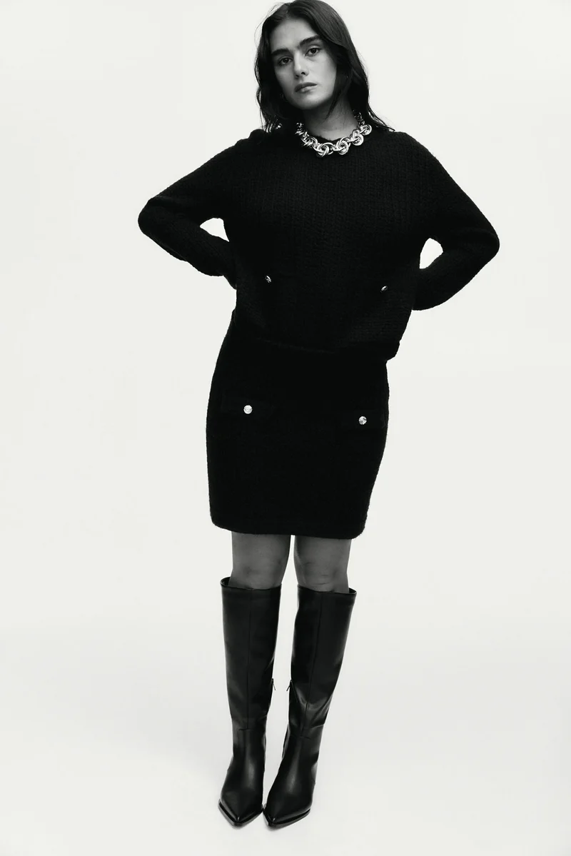 H&M Pointelle-knit jumper