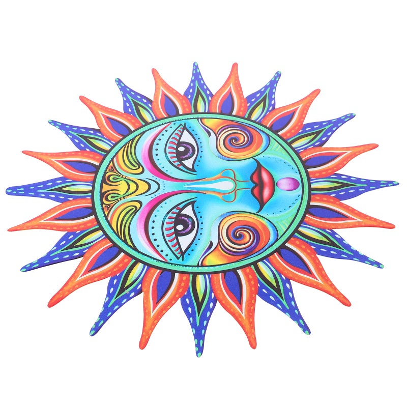 Wall Pendant Delicate Sun Decoration Iron Wall Hanging Craft Ornament Decor - Image 1