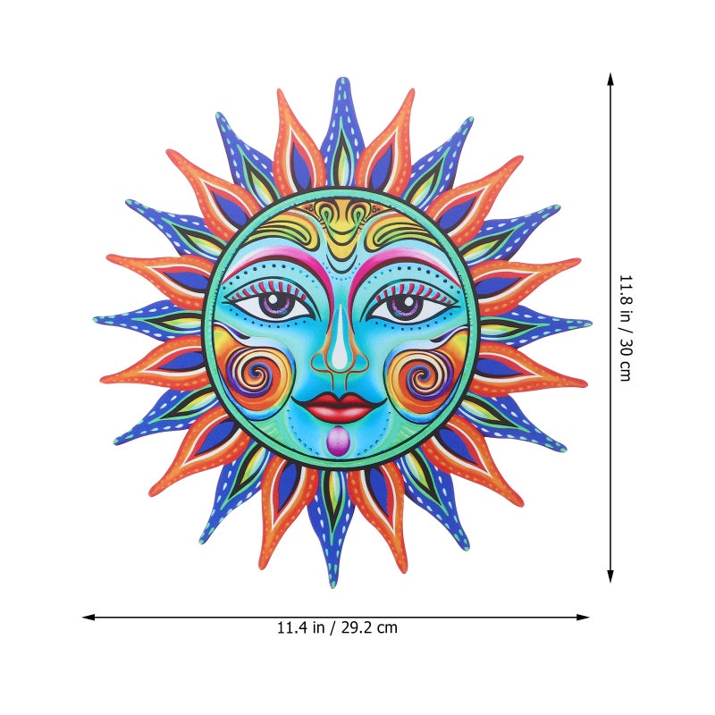 Wall Pendant Delicate Sun Decoration Iron Wall Hanging Craft Ornament Decor - Image 3