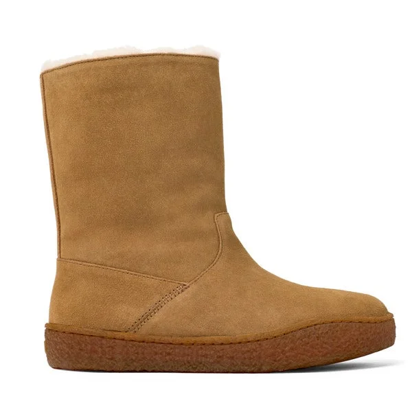 كامبر بوت نسائي متوسط الطول بني