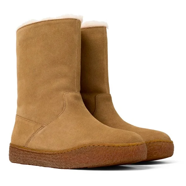 كامبر بوت نسائي متوسط الطول بني