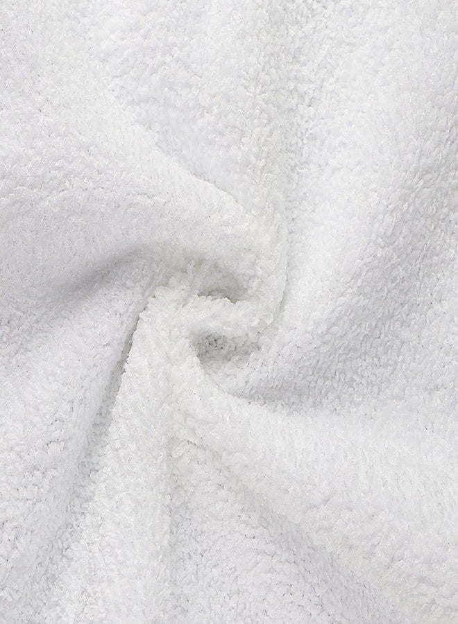 Orighty Microfiber Washcloths Bulk Towels Set 100 Pack, Highly Absorbent and Soft Feel Face Cloths, Multi-Purpose Wash Cloths & Hand Towels for Bathroom, Hotel, Spa, and Gym, 12x12 Inch, White - Image 2