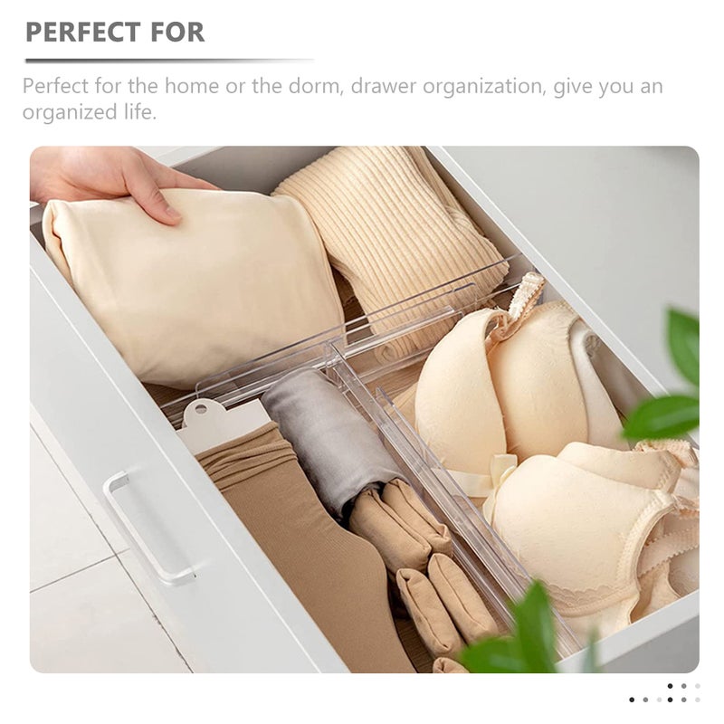 📦 منظم ملابس للأدراج مصنوع من مادة متينة مع أقسام قابلة للتعديل - Image 2