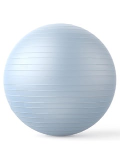 Ru syanl 55cm Yoga Ball Anti-Burst Exercise Ball with Quick Inflatable Pump Slip Resistant Gym and Balance Ball for Pilates Yoga Pregnancy Women  - Image 2
