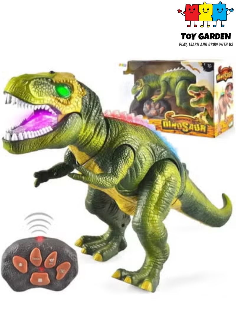 Remote Control Dinosaur Toy for Kids – Interactive Dinosaur with Light, Sound & Walking Movements - Image 1