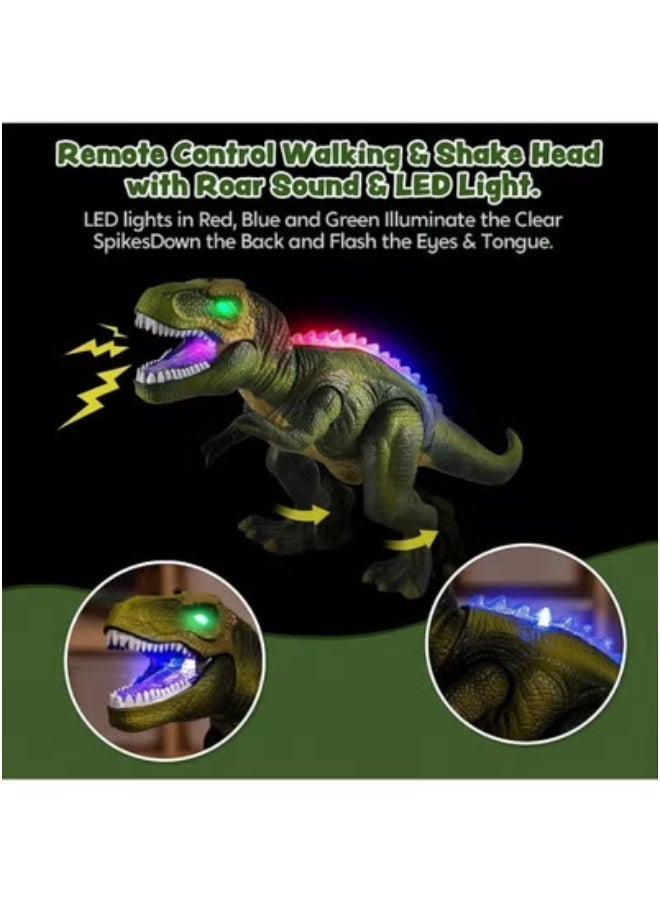 TOY GARDEN Remote Control Dinosaur Toy for Kids – Interactive Dinosaur with Light, Sound & Walking Movements - Image 5