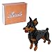 Larcele Micro Building Blocks Animal Set DIY Mini 3D Building Toy Bricks957 Pieces KLJM05Dobermann - Image 2