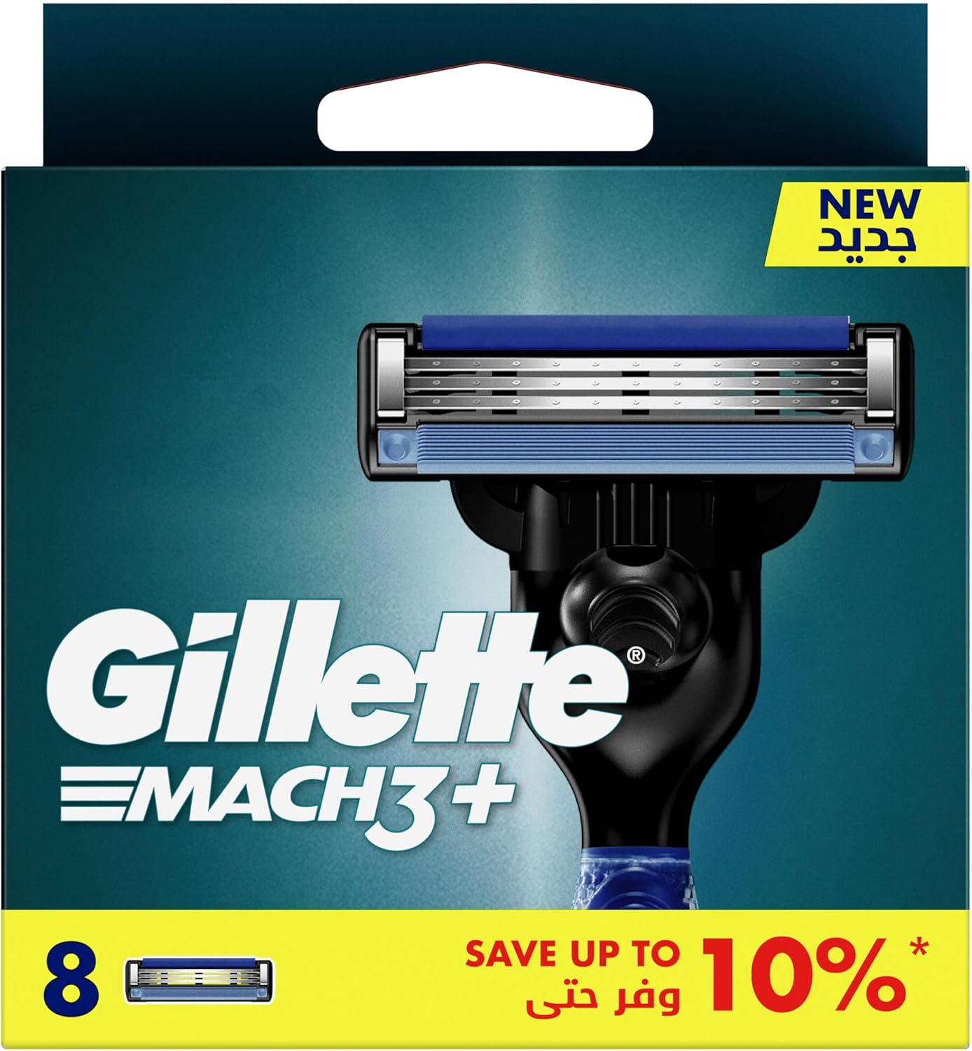 Gillette Mach3 plus Razor Blade Refills 8pcs