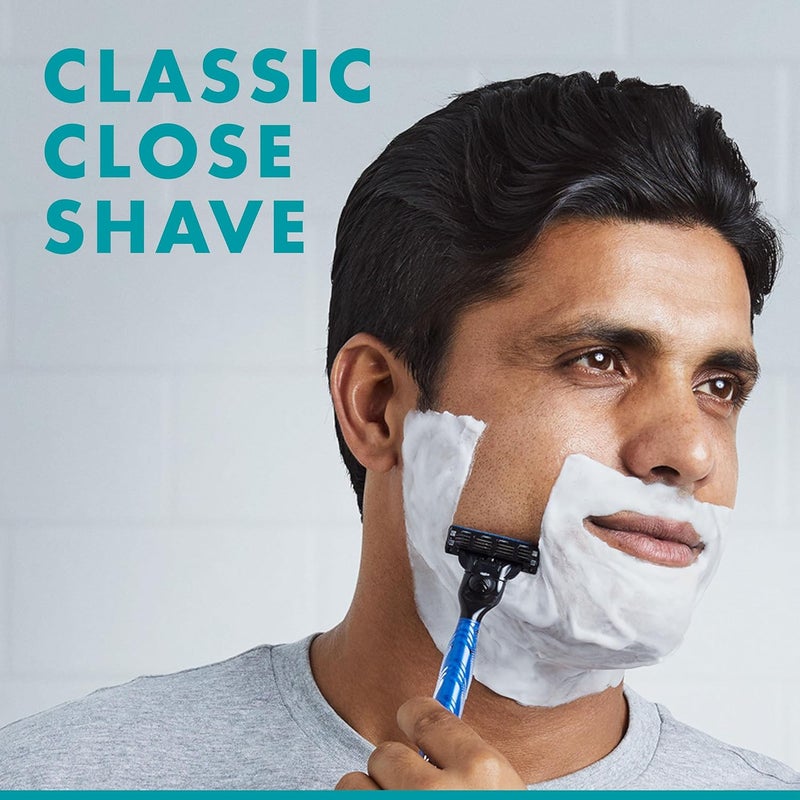 Gillette شفرات حلاقة جيليت ماك 3 بلس إعادة تعبئة 8 قطع - Image 3