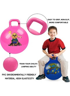 Prakal Prakal Hopper Ball for Teenagers Ages 3-18 (Hippity Hop Ball, Hopping Ball, Bouncy Ball with Handles, Sit & Bounce, Kangaroo Bouncer, Jumping Ball, 65 Cm, Multi Colour, Pump Included)  - Image 5