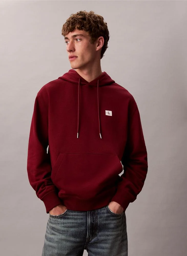 Calvin Klein Jeans Cotton Terry Badge Hoodie