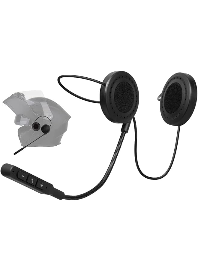 SYOSI Motorcycle Helmet Headset, , Motorbike Headset Bluetooth 5.0 With Stereo Sound Quality Waterproof Motorcycle Helmet Speaker For Riding/Skiing Sport Outdoor  - Image 1