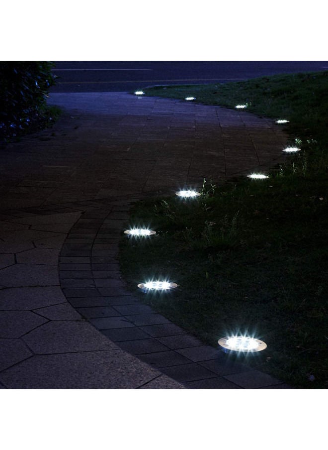 Cordova 4-piece solar ground lights pack solar-powered for outdoor garden landscape  - Image 5