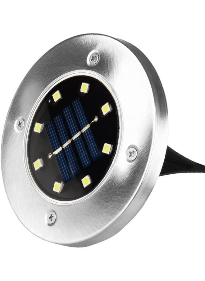 Cordova 4-piece solar ground lights pack solar-powered for outdoor garden landscape  - Image 2