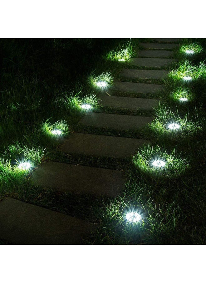 Cordova 4-piece solar ground lights pack solar-powered for outdoor garden landscape  - Image 4