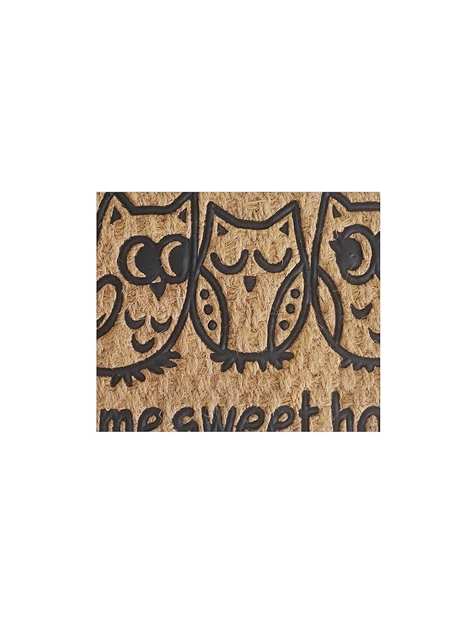 أوركيد سجادة باب طبيعية مصبوبة من خشب بنما مقاس 40×60 سم غير قابلة للانزلاق وممتصة للأوساخ، سجادة أرضية للباب الأمامي والخلفي مصنوعة من ألياف جوز الهند الطبيعية بنسبة 100% ومقاومة للعوامل الجوية، سجادة مدخل Rb 6171 - Image 4