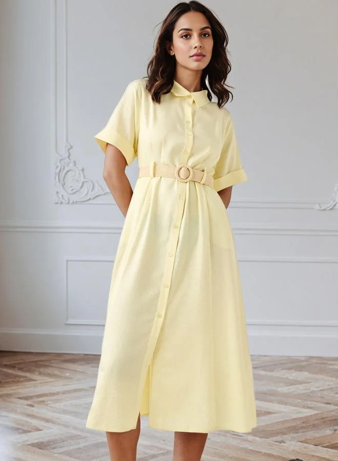 سبلاش فيڤ A-line Shirt Dress with Pockets
