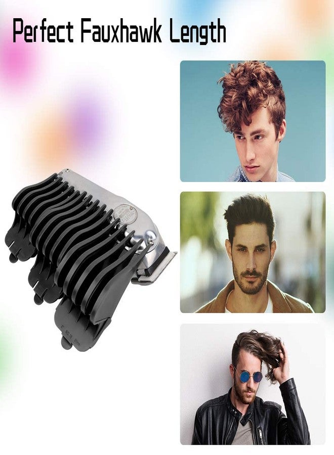 CR8GR8 Professional Hair Clipper Combs Guides, Hair Clipper Guards 1 & 1/4" 1 & 1/2" 2", Mega NO.16 NO.12 NO.10 fits for Most Wahl Clippers(Black) - Image 3