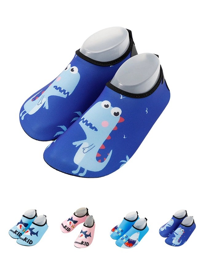 ShebSheb Swimming Water Shoes Kids for Girls Boys Outdoor Quick Dry Barefoot Aqua Socks for Sport Beach Swim Surf  - Image 1