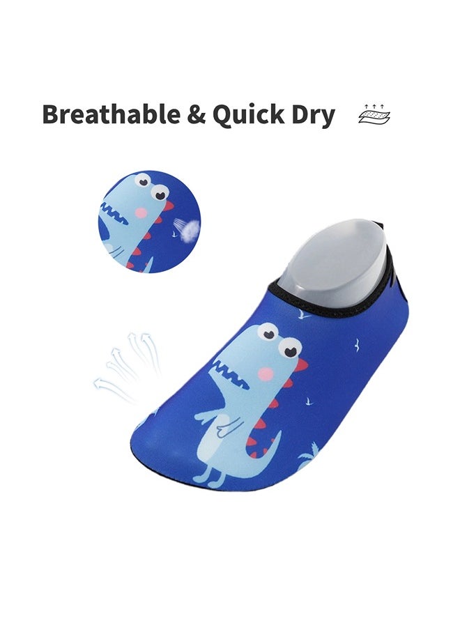 ShebSheb Swimming Water Shoes Kids for Girls Boys Outdoor Quick Dry Barefoot Aqua Socks for Sport Beach Swim Surf  - Image 2