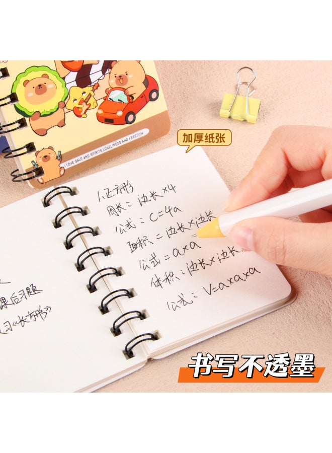HELPS Creative Kappi Bala A7 Coil Notebook Cartoon Rollover Student Cute Portable Blank Notepad - Image 2