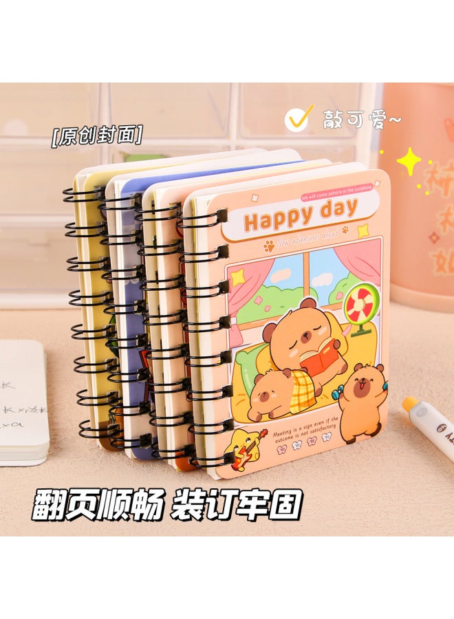 HELPS Creative Kappi Bala A7 Coil Notebook Cartoon Rollover Student Cute Portable Blank Notepad - Image 3