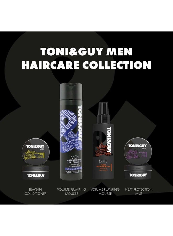 Toni & Guy Men Anti Dandruff 2 in 1 Shampoo, Cleanses Greasy Hair and Soothes Itchy Scalp, 250ml - Image 4