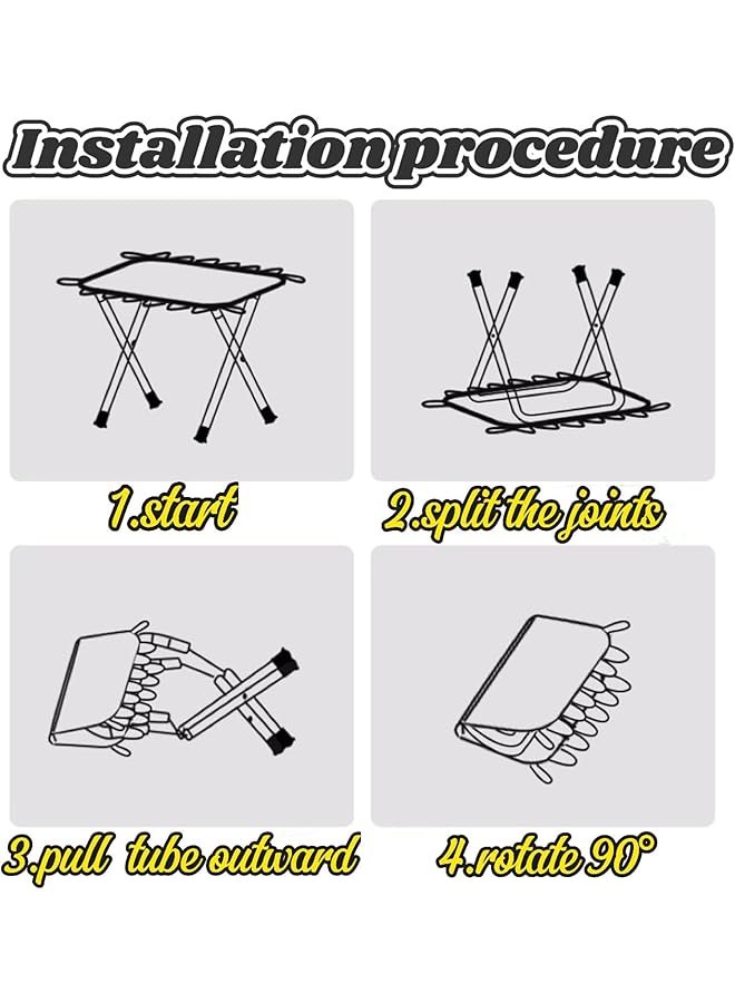 KASTWAVE Portable Folding Stool 12 Inch Camping Stool Camping Fishing Stool For Adult Fishing Outdoor Hiking Garden And Beach Hold Up To 286 Lbs With Carry Bag (Black) - Image 4