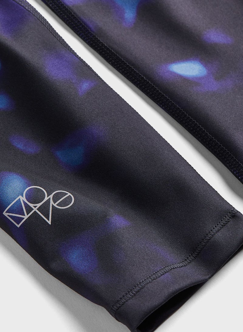 H&M Kids Drymove™ Printed Sports Tights - Image 4