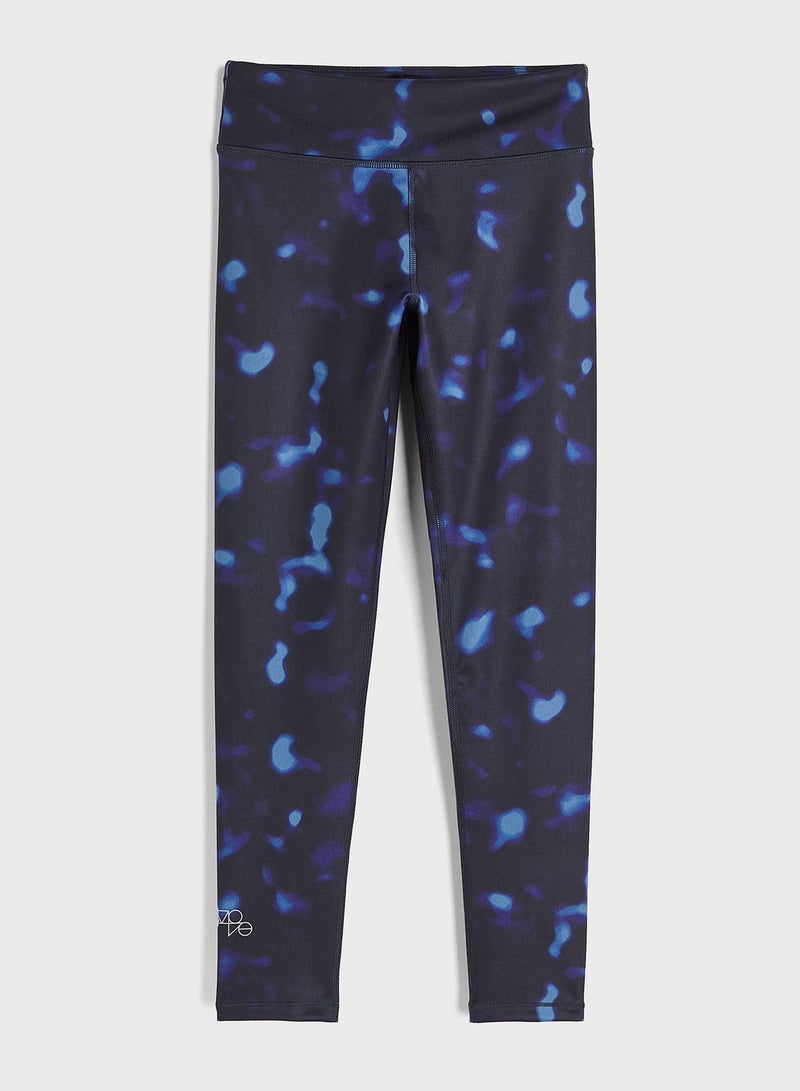 H&M Kids Drymove™ Printed Sports Tights - Image 3
