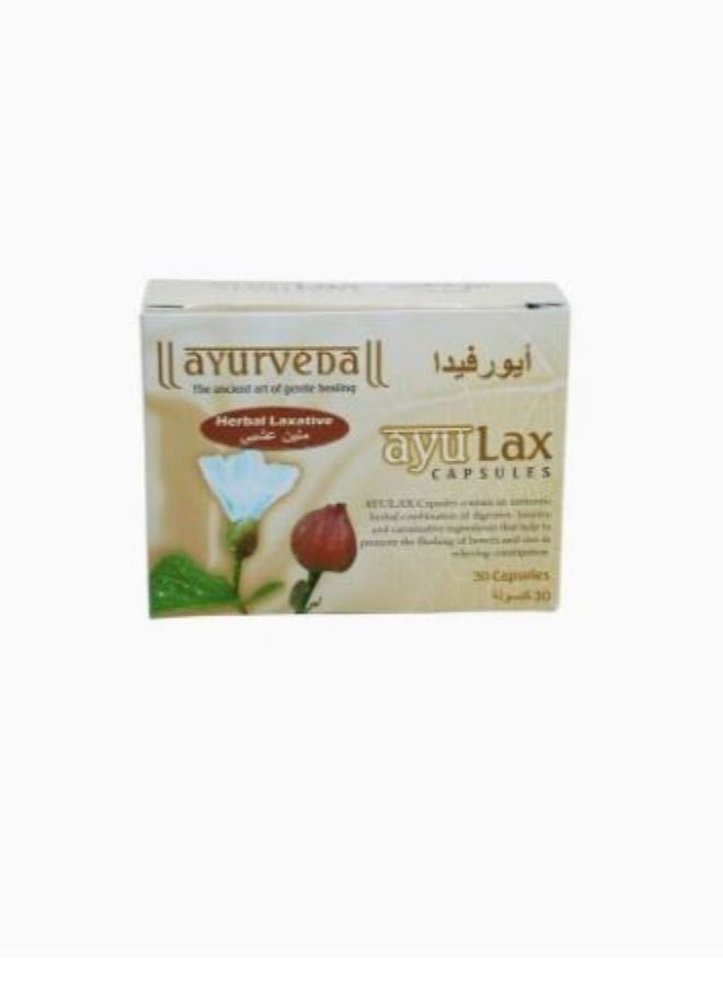 Ayurveda Ayulax Herbal Laxative Capsules 30's 