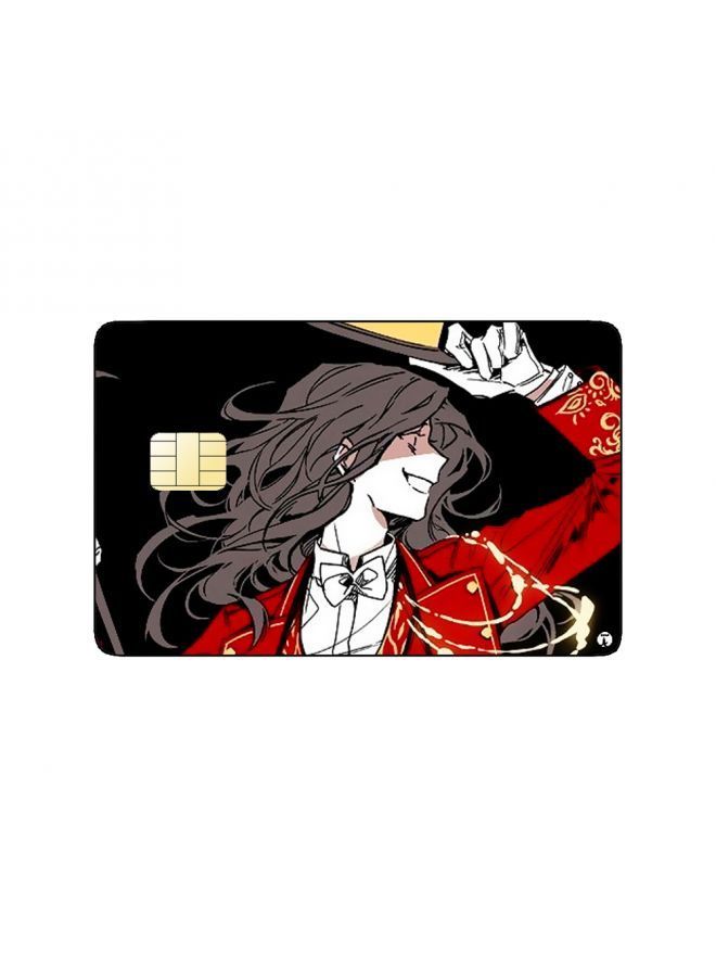 RKN PRINTED BANK CARD STICKER Beautiful Magician Drawing With Hat - Image 2