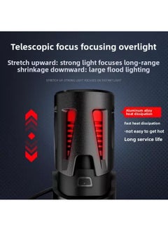 Generic Skyfire Strong Light Head Lamp Laser Super Bright Charging Head-mounted Long-range Night Fishing Special Induction Lighting Flashlight-Color: 20-46h Battery Life/wave Sensor/emergency Tail Light  - Image 4