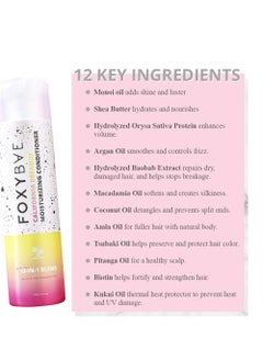 FoxyBae FoxyBae Moisturizing Conditioner for Hair - with 12-in-1 Blend - Conditions, Hydrates, Moisturizes, Defrizz - California Dreamin' - 10 Fl Oz  - Image 3