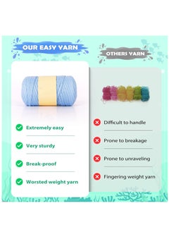 Hihonor Crochet Kit for Beginner, Crochet Starter Kit w Step-by-Step Video Tutorials, Crochet Kit for Beginners, Beginner Crochet Kit for Adults Kids Women Men Complete Kit Included  - Image 4