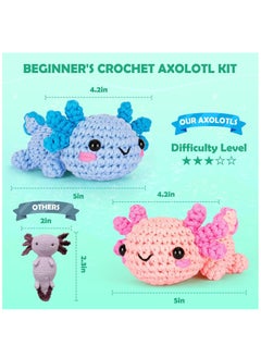 Hihonor Crochet Kit for Beginner, Crochet Starter Kit w Step-by-Step Video Tutorials, Crochet Kit for Beginners, Beginner Crochet Kit for Adults Kids Women Men Complete Kit Included  - Image 2