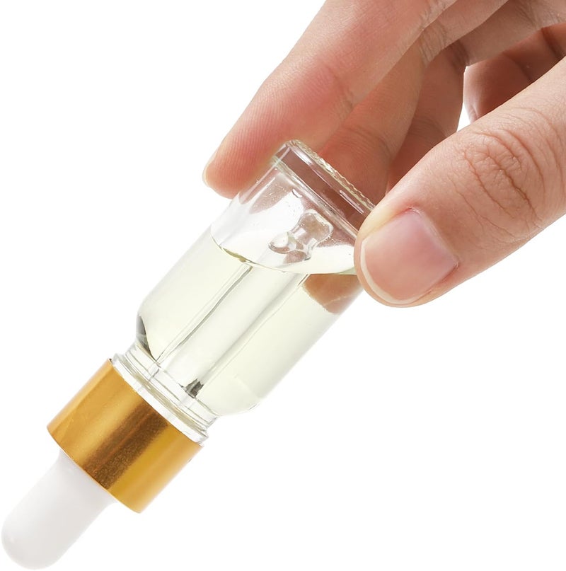 Kingrol 40 Pack 10ml Clear Glass Dropper Bottles, Tincture Bottles, Empty Bottles with dropper for Essential Oils, Perfumes, Aromatherapy, Chemistry Lab Chemicals - Image 4
