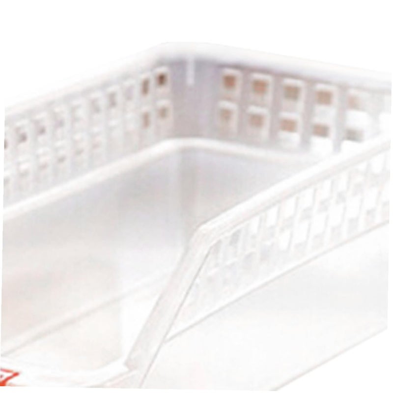 Plastic Kitchen Storage Box with Handle for Fruits Drinks and Fridge Organization 6 Pack - Image 4