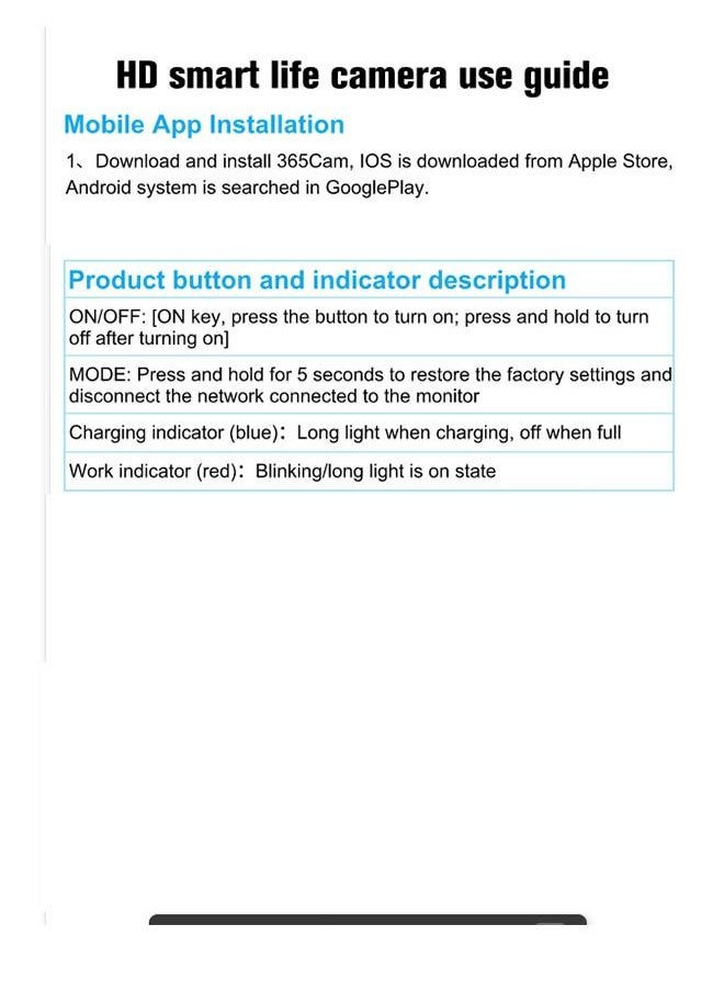 Generic - HD 1080P Mini Wireless Camera Small Camera WiFi IP Home Security Camcorder DVR Night Vision Cam (black) - Image 1